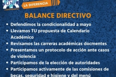 Balance Consejo Directivo